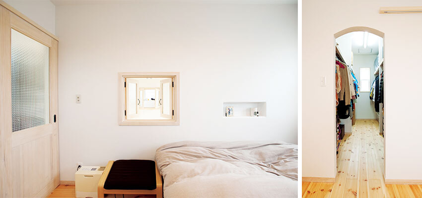 モノを置ける寝室