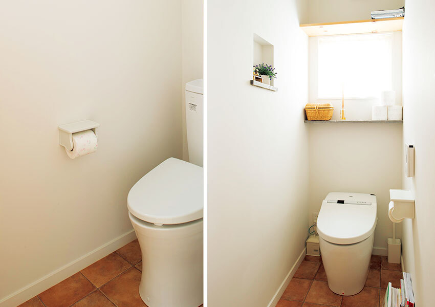 洗浄機能のついていない手頃なタイプのトイレ