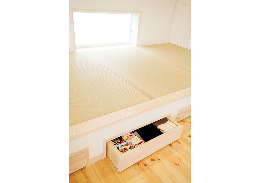 光と風をとり込める和室