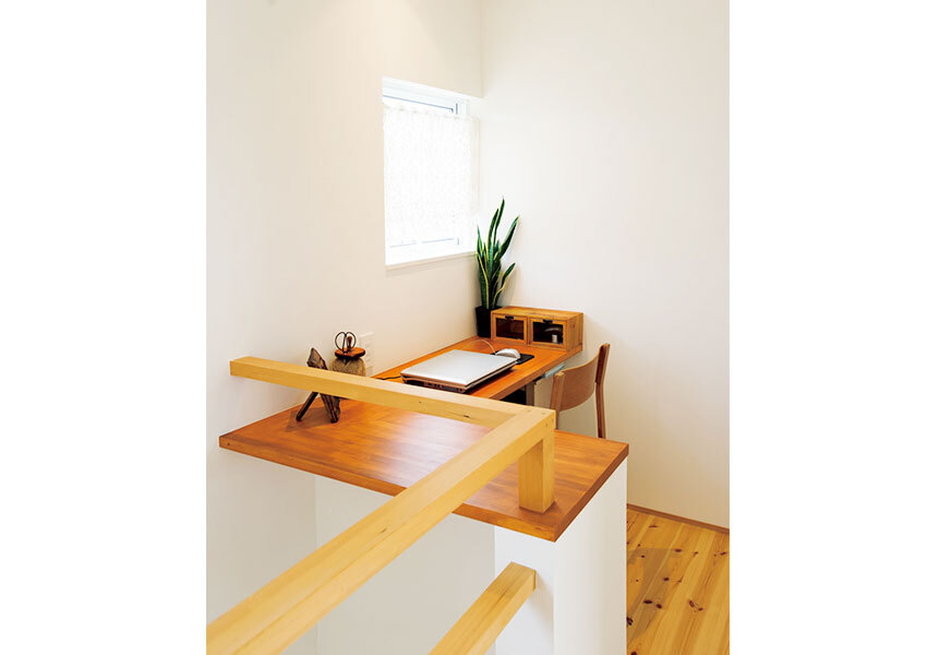 ふんわり明るいコンパクトなワークスペース