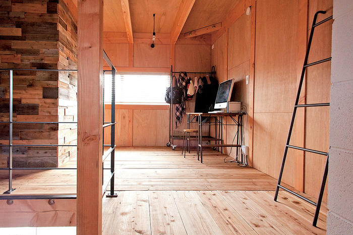 ひとつながりの空間の子ども部屋