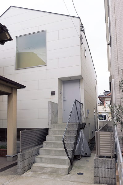 スキップフロアの家の外観