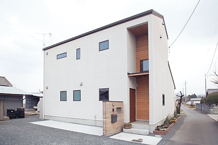 「そとん壁」が外壁の外観